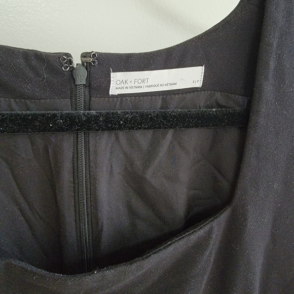 Oak +fort black dress, classics style, size S~M - Picture 2 of 3